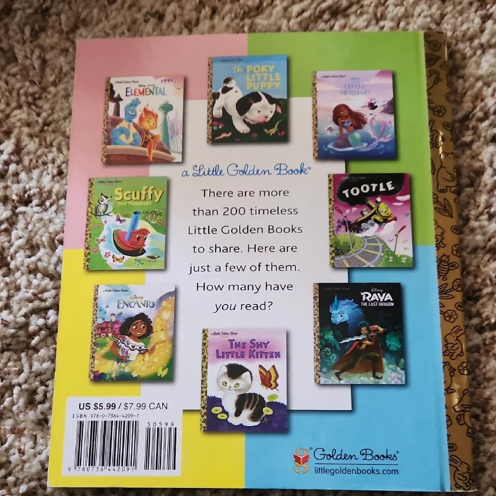 Disney Wish Book with Purple and Yellow Cover - Picture 3 of 4